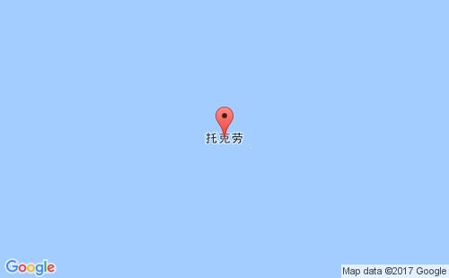 托克劳群岛港口地图