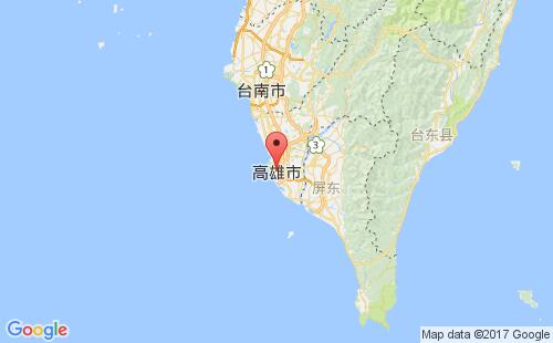 台湾高雄港口地图