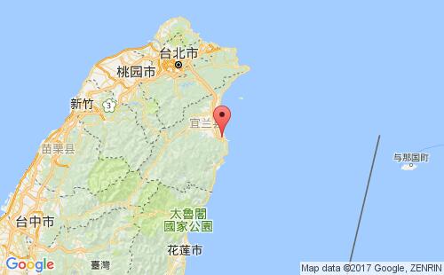 台湾苏澳港口地图