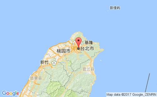 台湾台北港口地图